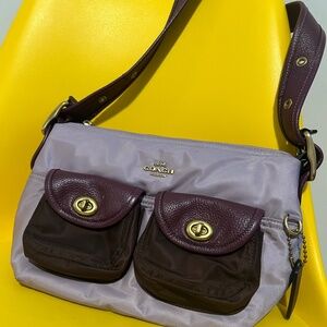 Lavender Coach Shoilder Bag